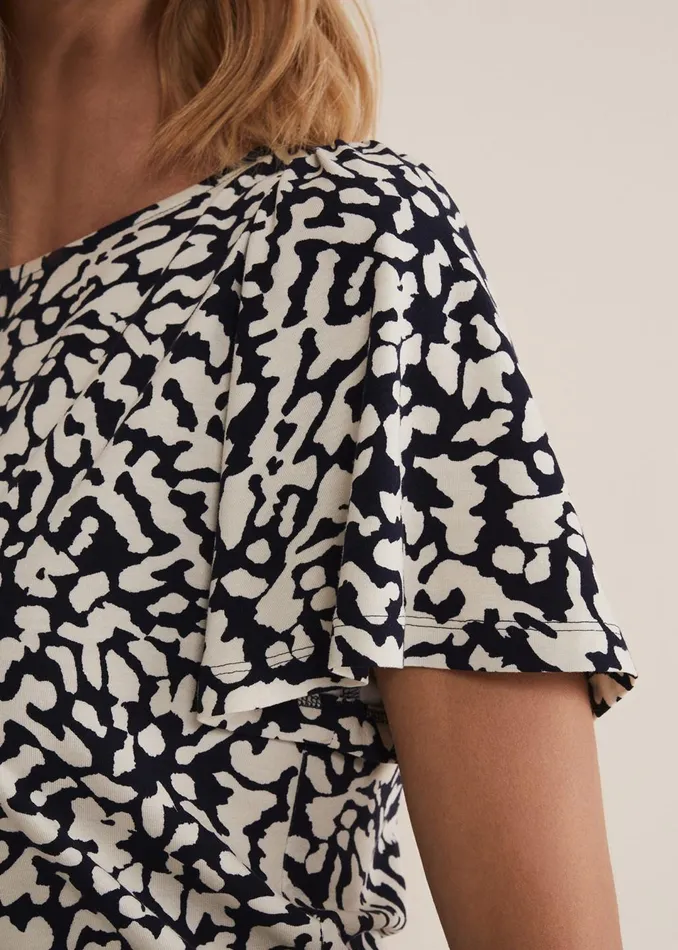 Women Phase Eight Tops and TShirts Nayana Jersey Abstract Top