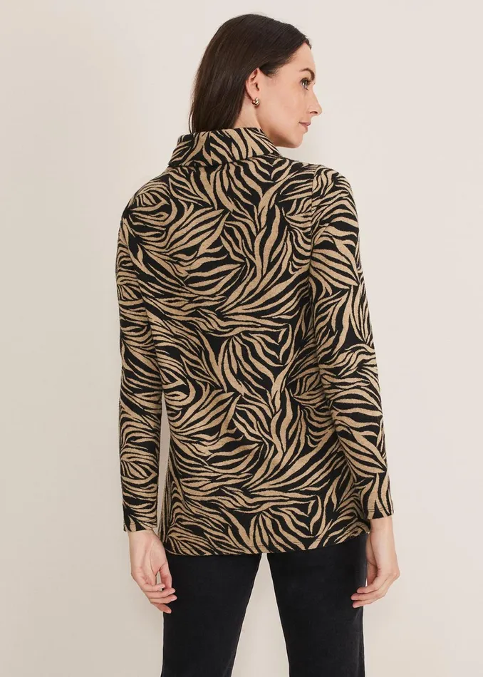 Women Phase Eight Tops and TShirts Nerissa Animal Print Snuggle