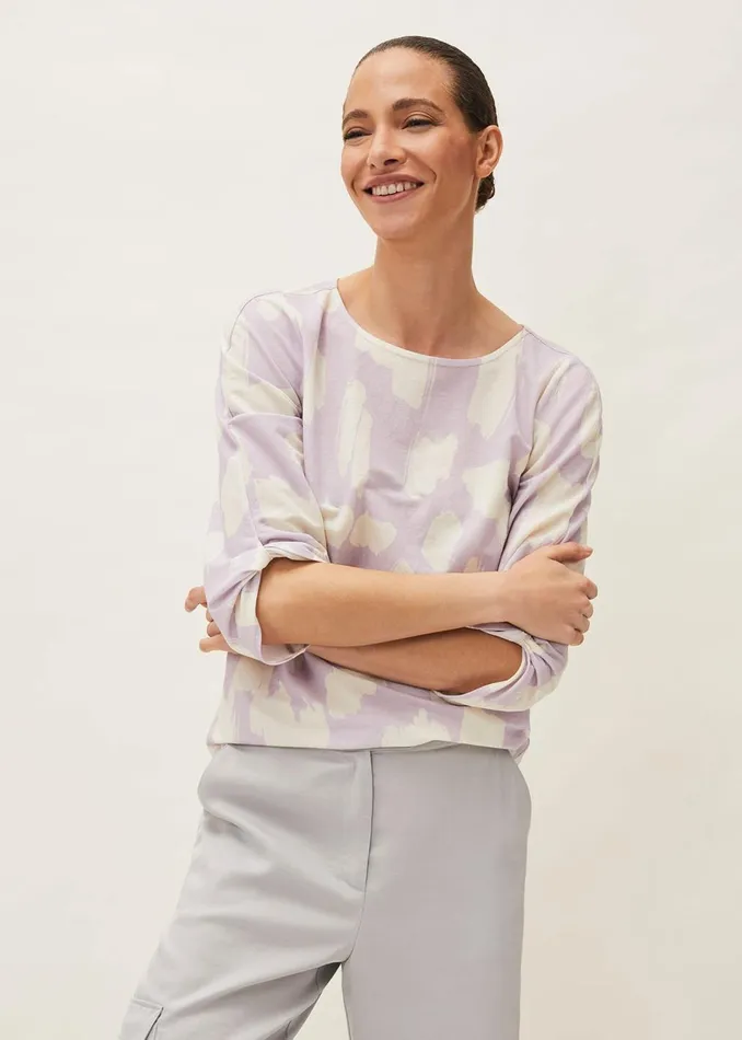Women Phase Eight Tops and TShirts Rea Printed Jersey Top