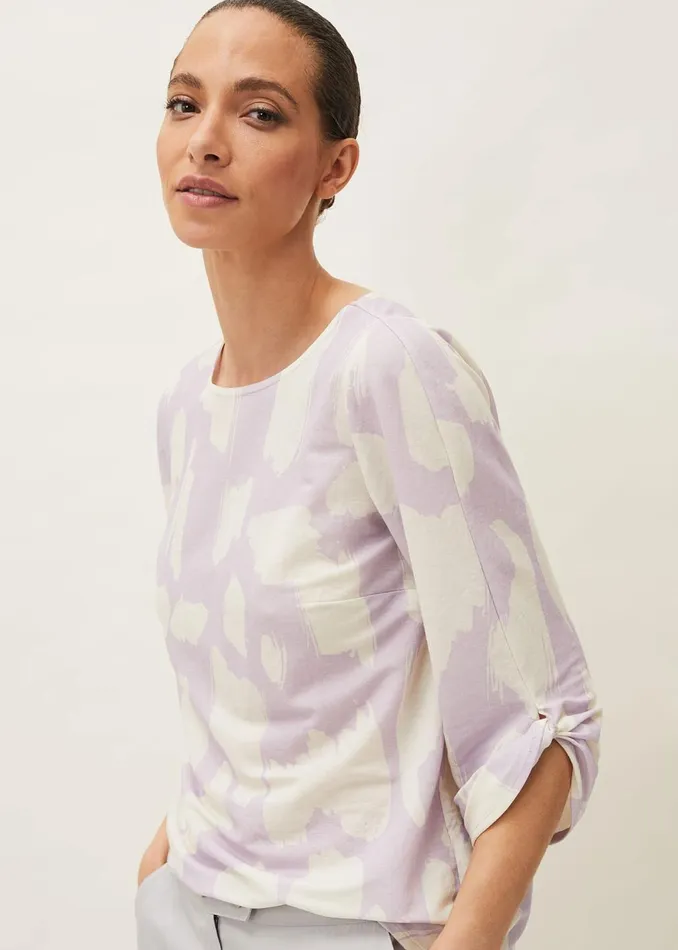 Women Phase Eight Tops and TShirts Rea Printed Jersey Top