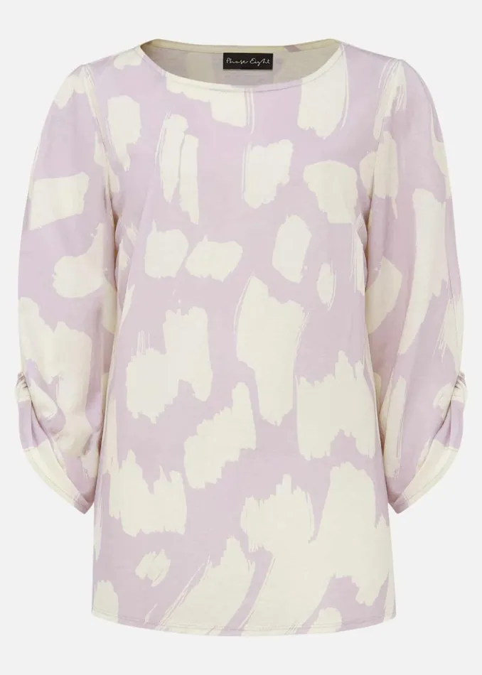 Women Phase Eight Tops and TShirts Rea Printed Jersey Top