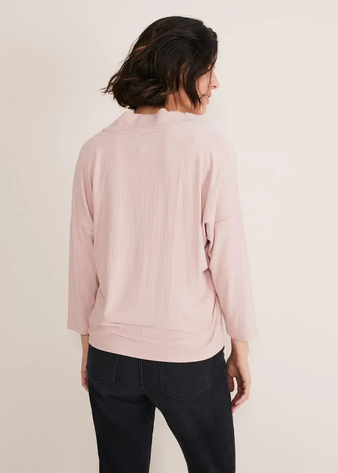 Women Phase Eight Tops and TShirts Shellie Textured V Neck Top