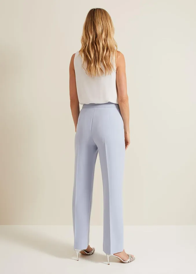Women Phase Eight Trousers Alexis Pleat Waistband Suit Trouser