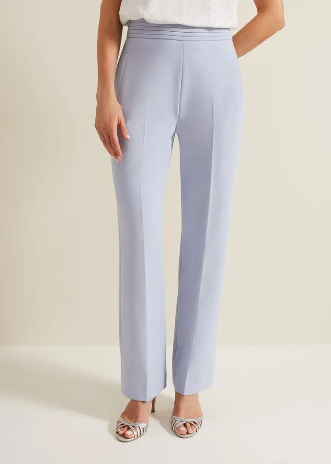 Women Phase Eight Trousers Alexis Pleat Waistband Suit Trouser