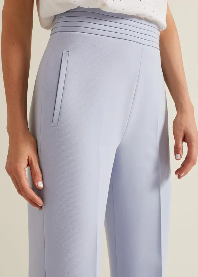 Women Phase Eight Trousers Alexis Pleat Waistband Suit Trouser
