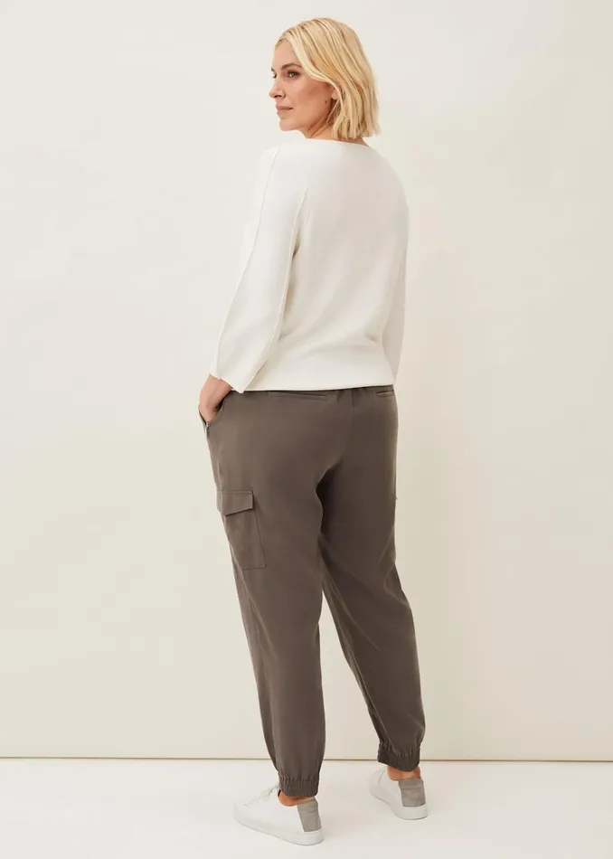 Women Phase Eight Trousers Alora Soft Cargo Jogger