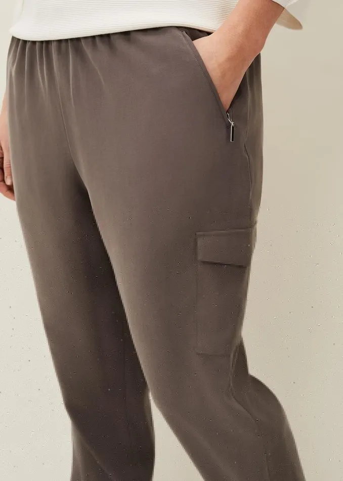 Women Phase Eight Trousers Alora Soft Cargo Jogger