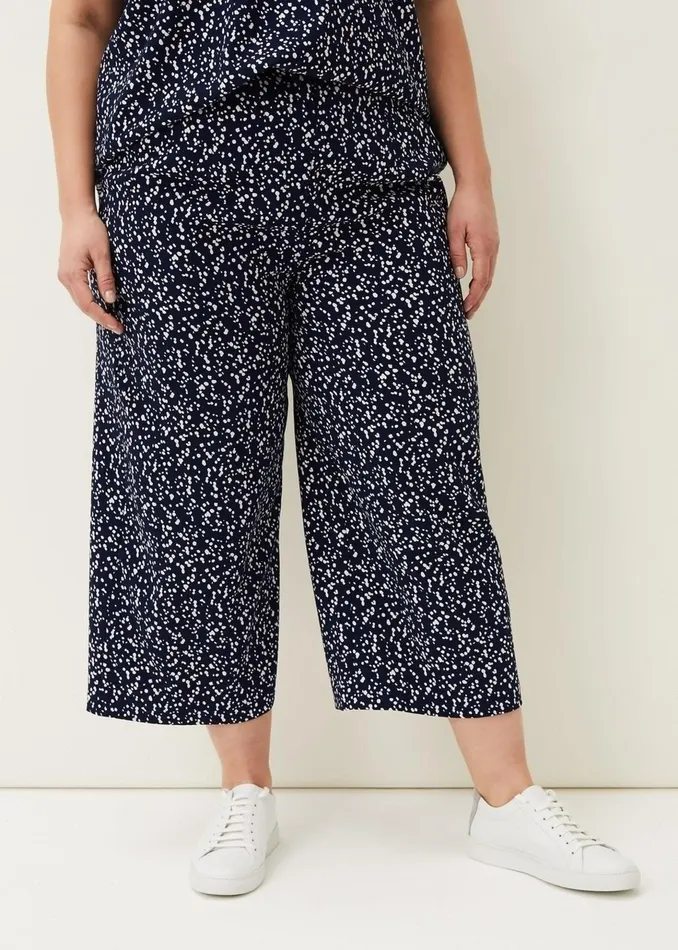 Women Phase Eight Trousers Carin Spot Culotte Trousers