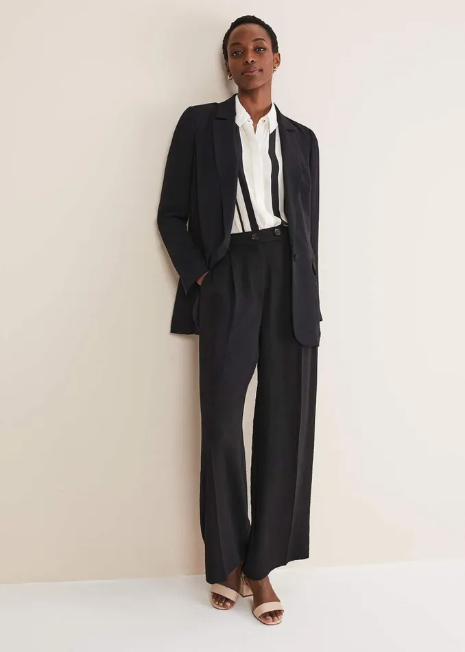 Women Phase Eight Trousers Opal Wide Leg Trousers