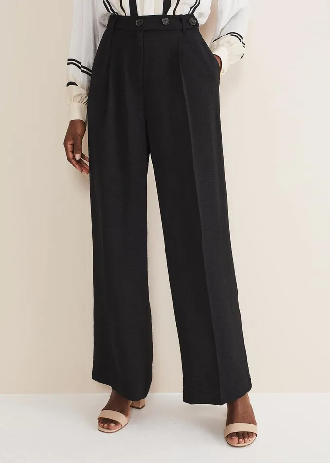 Women Phase Eight Trousers Opal Wide Leg Trousers