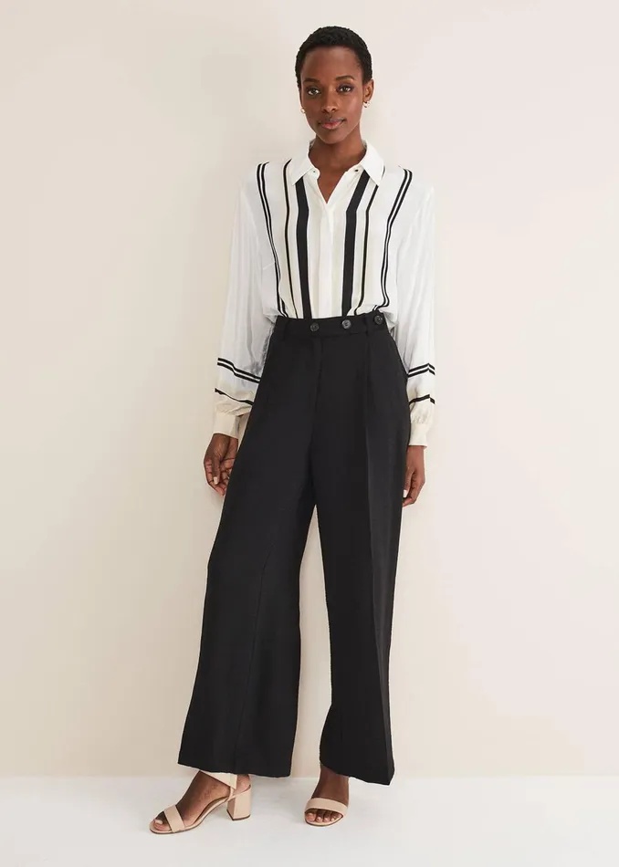 Women Phase Eight Trousers Opal Wide Leg Trousers