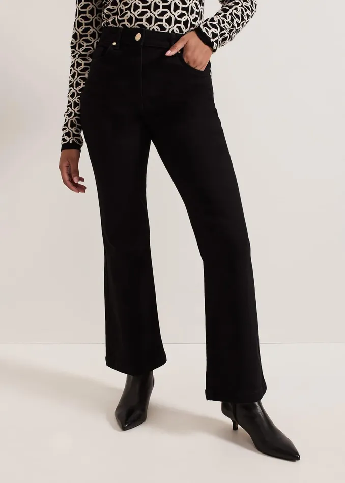 Women Phase Eight Trousers Petite Olivia Bootcut Jean