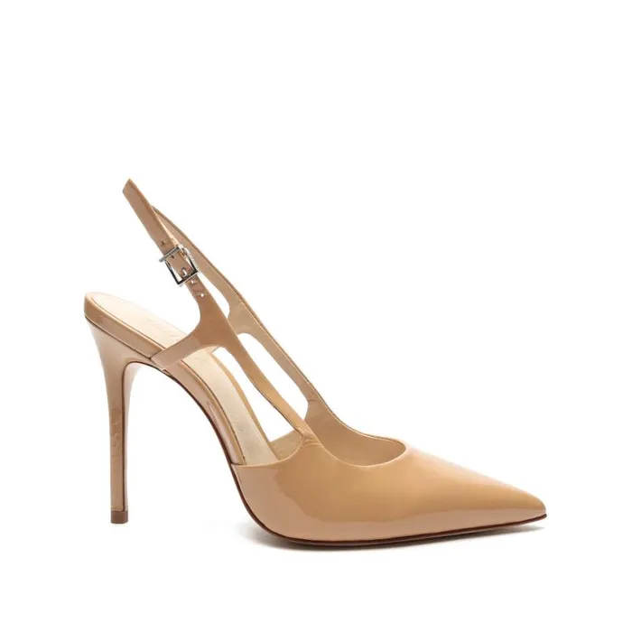 Women Pumps Schutz Shoes Boris Slingback Pump Honey Beige
