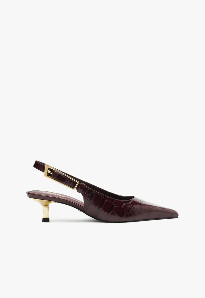 Women Pumps Schutz Shoes Ciara Mid Pump Cherry Wine