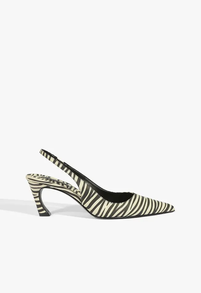 Women Pumps Schutz Shoes Lexi Sling Mid Pump White