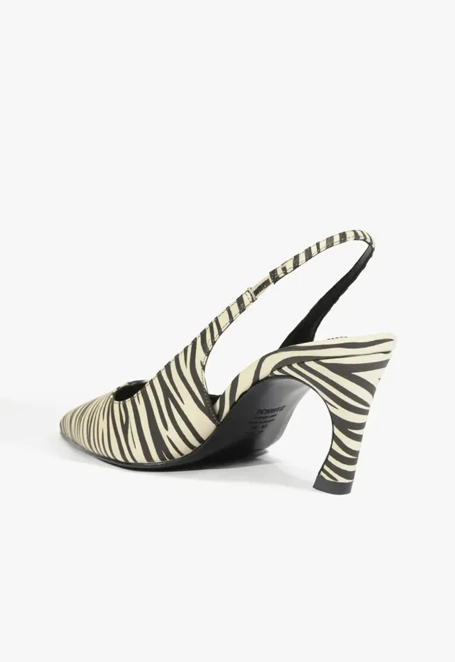 Women Pumps Schutz Shoes Lexi Sling Mid Pump White
