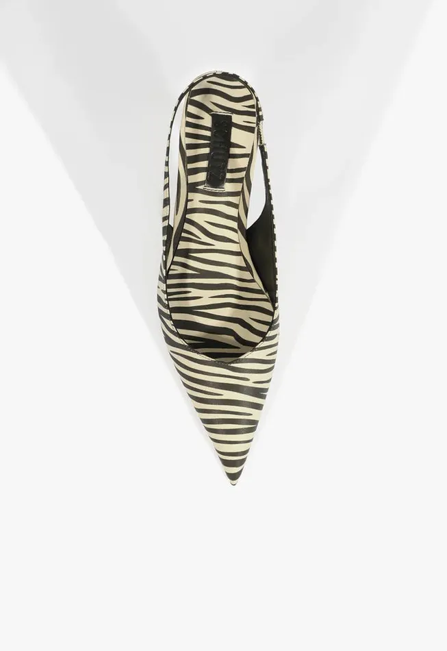 Women Pumps Schutz Shoes Lexi Sling Mid Pump White