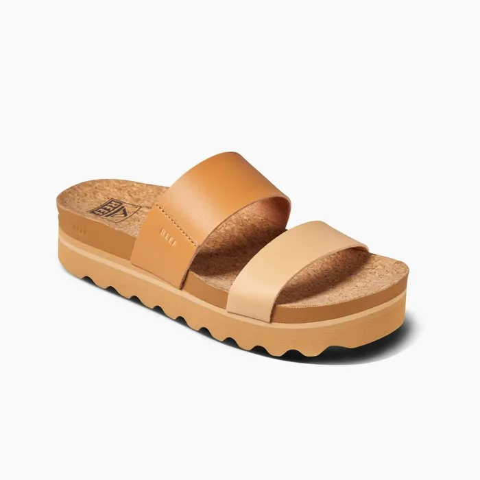 Women Reef Sandals Cushion Vista Hi Natural Duo Women Reef Sandals Cushion Vista Hi Natural Duo