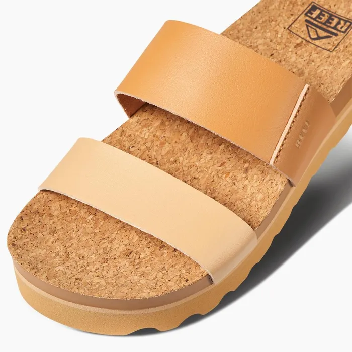 Women Reef Sandals Cushion Vista Hi Natural Duo Women Reef Sandals Cushion Vista Hi Natural Duo