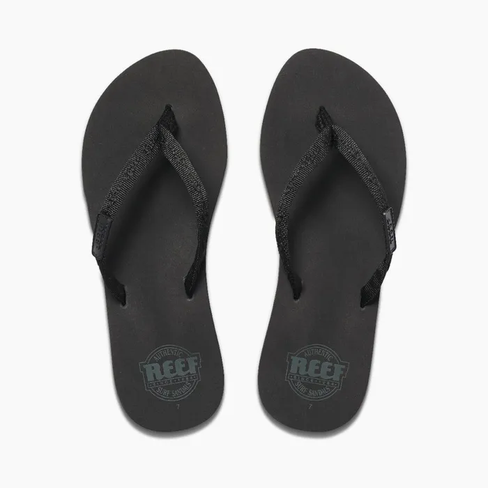 Women Reef Sandals Ginger Blackblack Women Reef Sandals Ginger Blackblack
