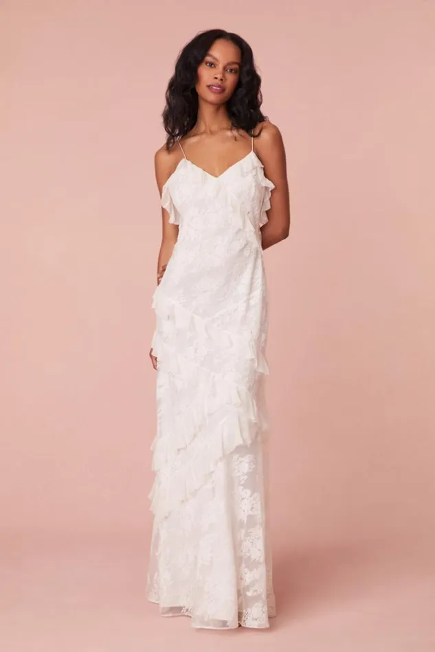 Women Rialto Lace Maxi Dress Ivory LoveShackFancy Dresses