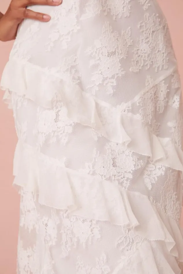 Women Rialto Lace Maxi Dress Ivory LoveShackFancy Dresses
