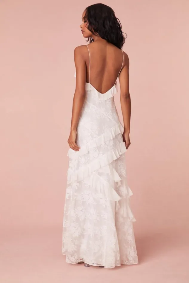 Women Rialto Lace Maxi Dress Ivory LoveShackFancy Dresses