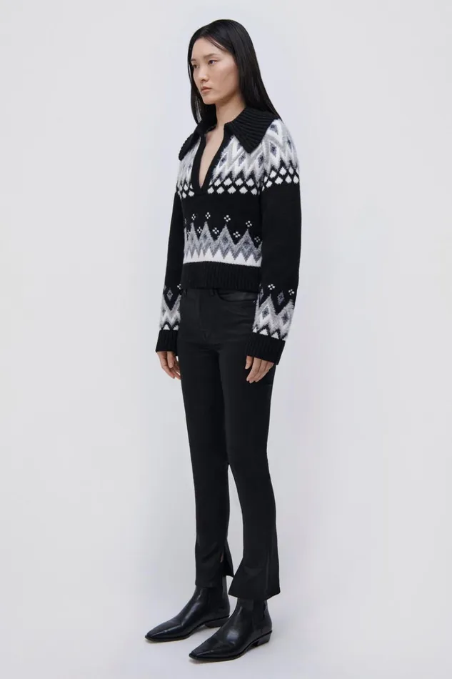 Women River Denim Coated Black Jonathan Simkhai Denim
