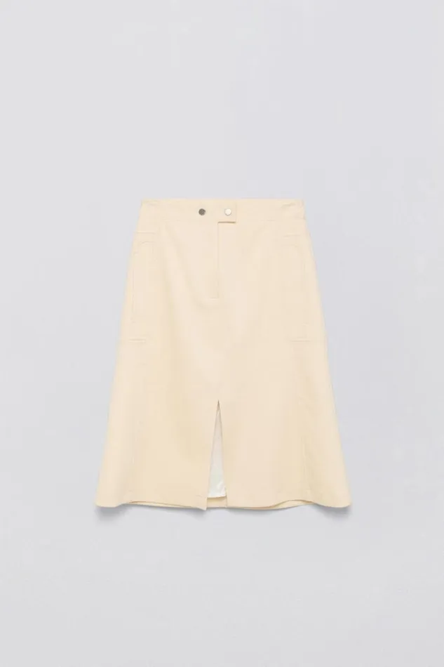 Women Roseline Skirt Eggshell Jonathan Simkhai Pants and Bottoms
