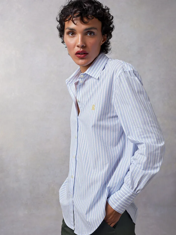 Women Rouje Esteve Shirt Ray Bleu Tops
