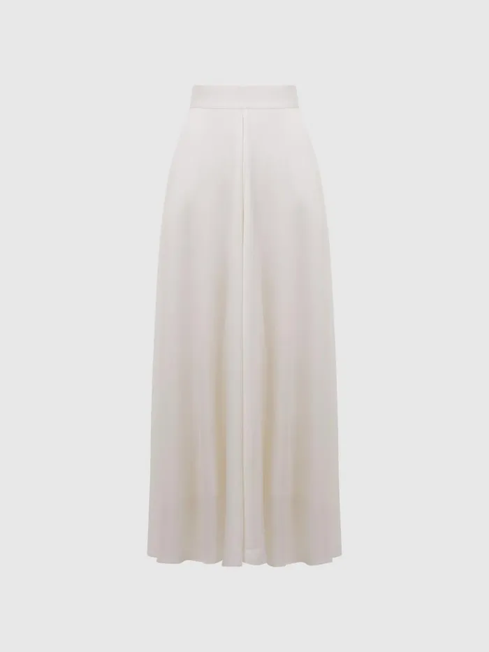 Women Ruby Occasion Maxi Skirt Ivory Reiss Skirts