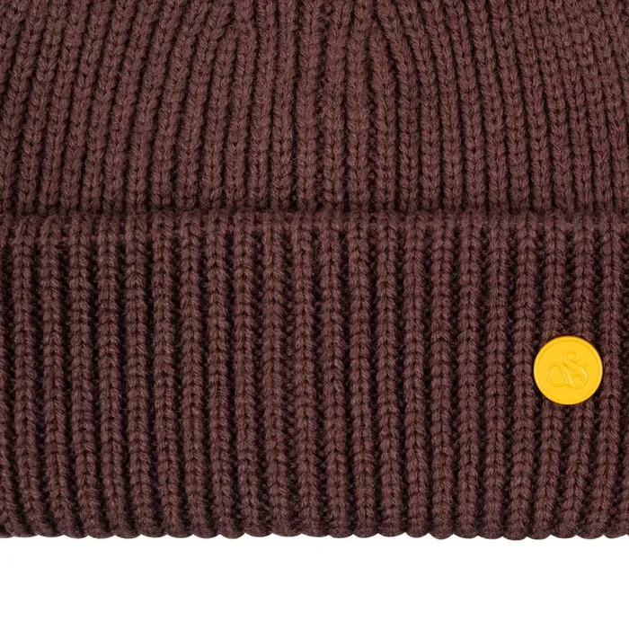 Women SandS RIVET CUFF BEANIE Navy Scotch and Soda Hats Scarves and Gloves