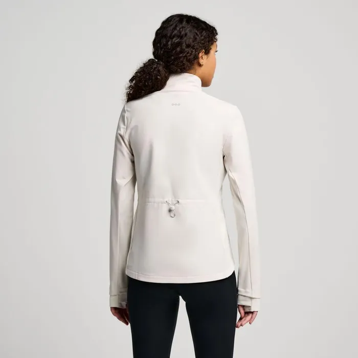 Women Saucony Jackets Hurricane Soft Shell Jacket Dove