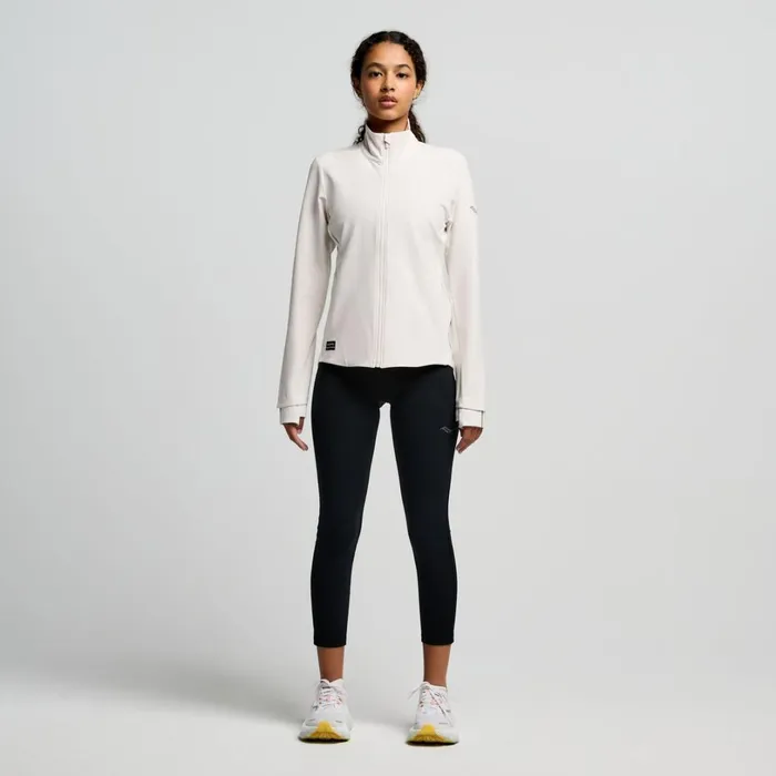 Women Saucony Jackets Hurricane Soft Shell Jacket Dove