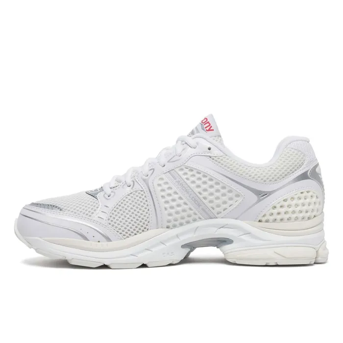 Women Saucony Lifestyle Progrid Triumph 4 Heritage Whitesilver