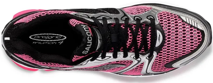 Women Saucony Lifestyle Progrid Triumph 4 Pinksilver