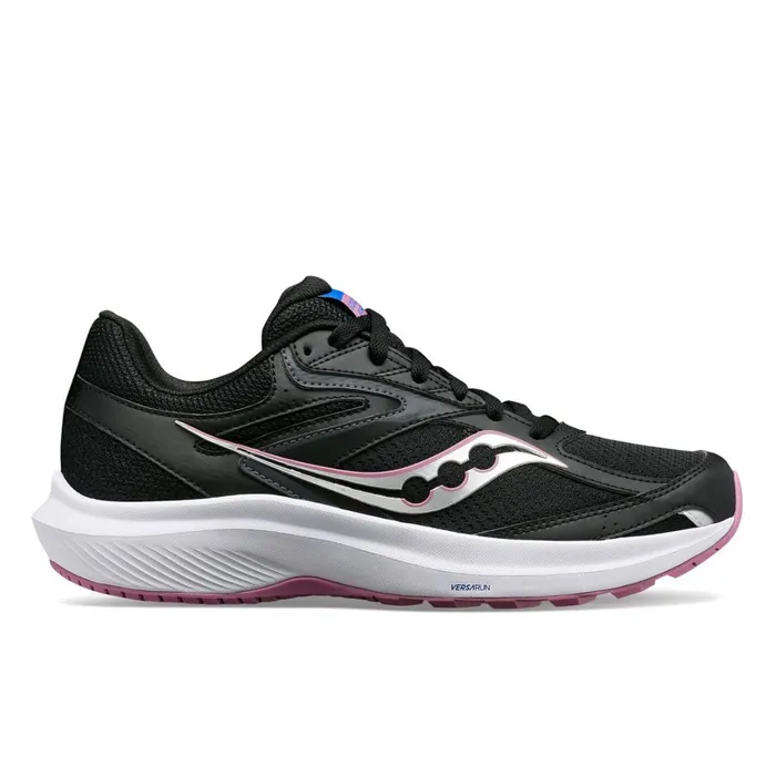 Women Saucony Running Cohesion 17 Wide Blackorchid