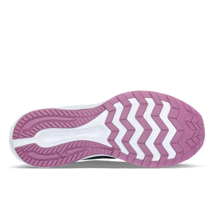 Women Saucony Running Cohesion 17 Wide Blackorchid