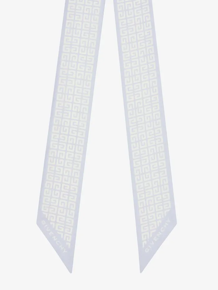 Women Scarves Givenchy 4G Bandeau In Silk Lavender