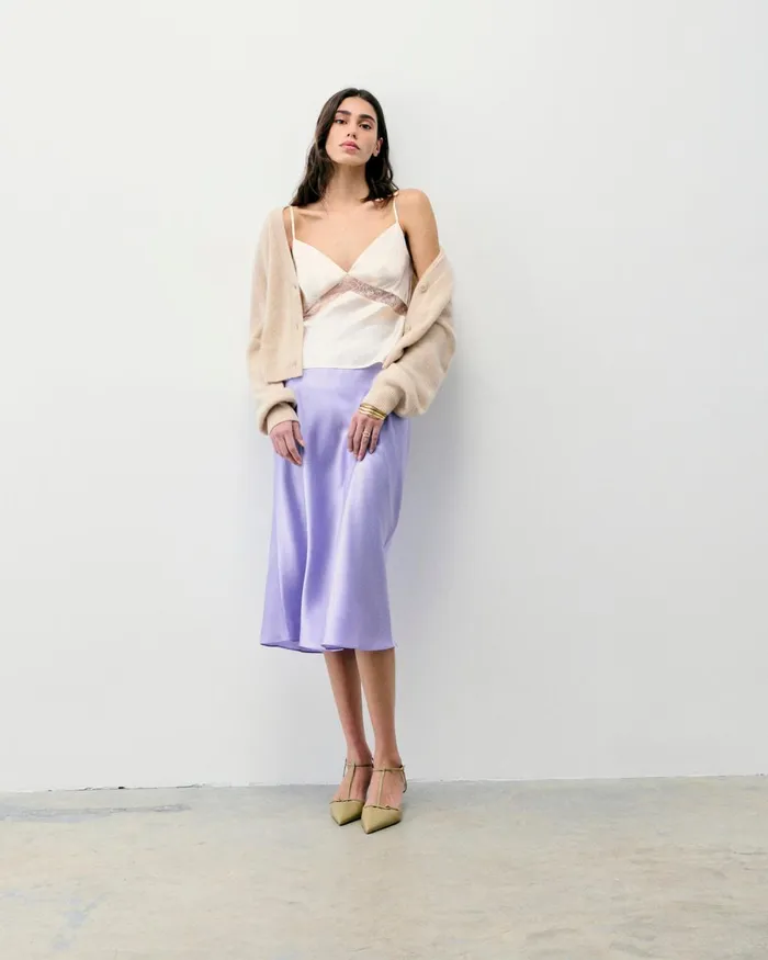 Women Shirts TShirts and Tops From Future Dallia Strap Top Champagne
