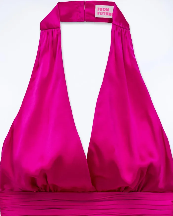 Women Shirts TShirts and Tops From Future Lenie Strap Top Rasperry Pink