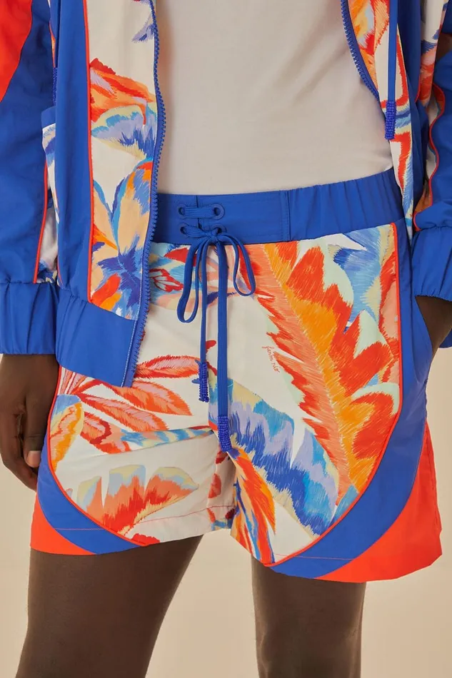 Women Shorts Farm Rio Painted Sea Shorts