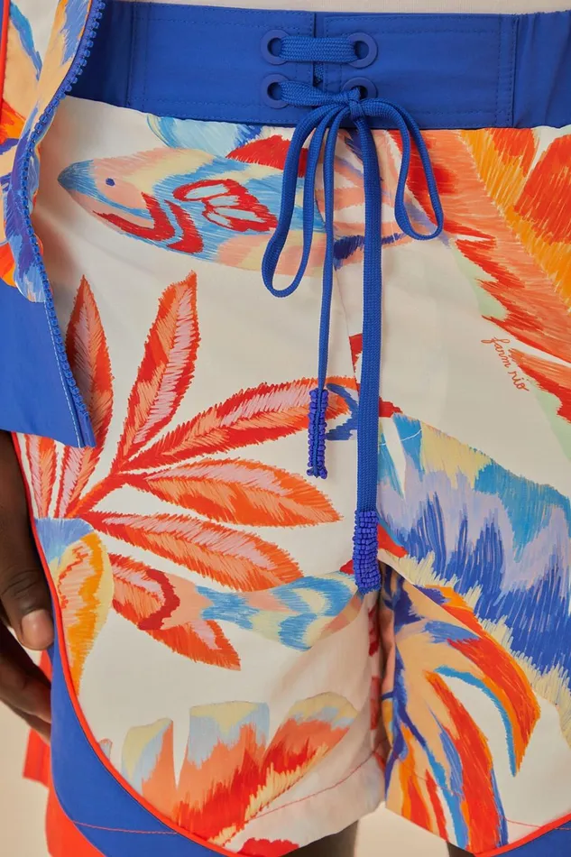 Women Shorts Farm Rio Painted Sea Shorts