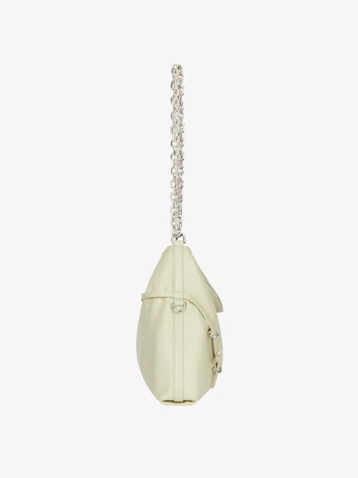 Women Shoulder Bags Givenchy Medium Voyou Chain Bag In Leather Almond Green Women Shoulder Bags Givenchy Medium Voyou Chain Bag In Leather Almond Green