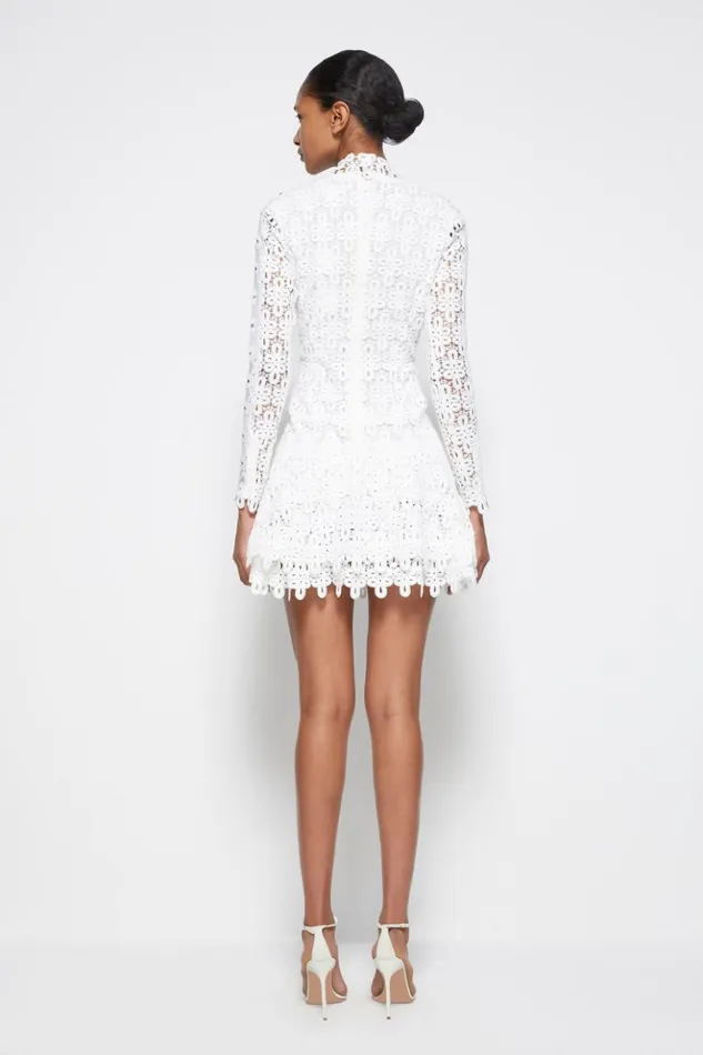 Women Signature Joy Mini Dress White Jonathan Simkhai Dresses and Jumpsuits