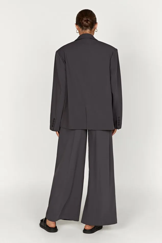 Women Simone Oversized Blazer 8211 Charcoal Charcoal Meshki Blazers
