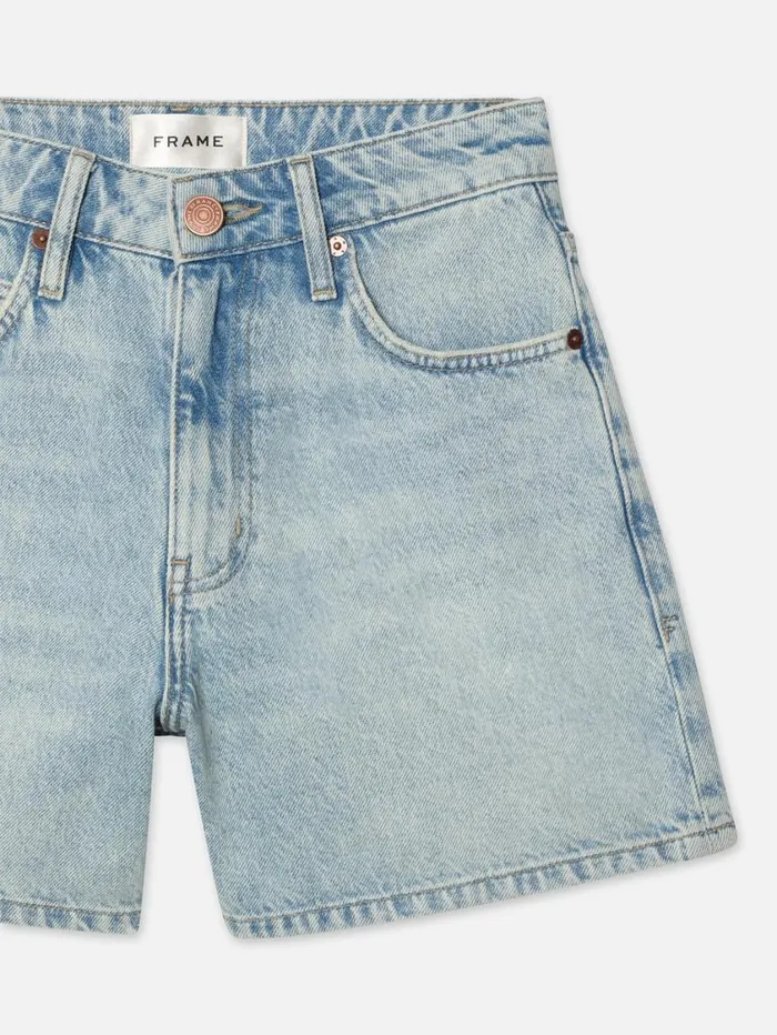 Women Skirts and Shorts FRAME The Easy Short 8212 Fizz Indigo