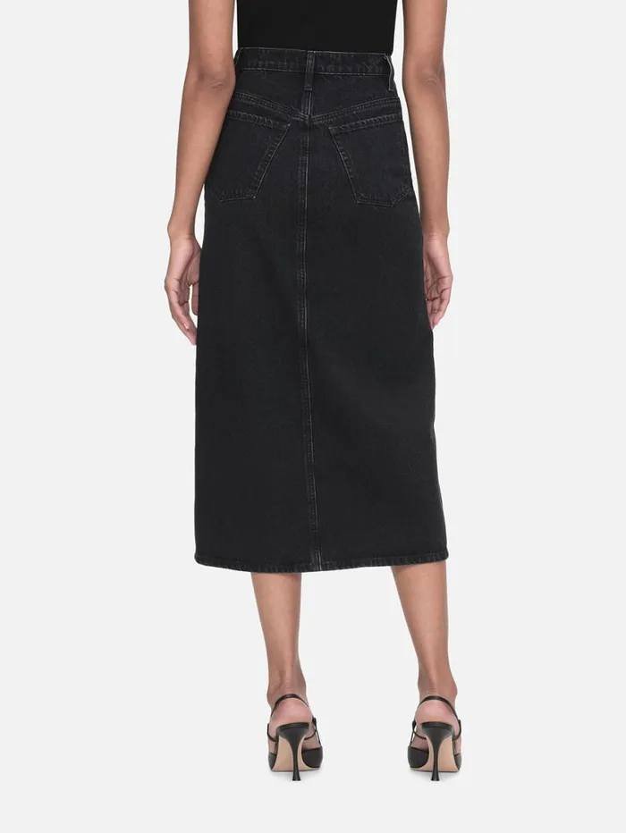 Women Skirts and Shorts FRAME The Midaxi Skirt Angled Seam 8212 Inkwell Women Skirts and Shorts FRAME The Midaxi Skirt Angled Seam 8212 Inkwell
