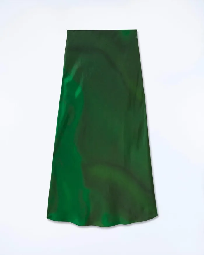 Women Skirts From Future Vicky Midi Skirt Utopic Green