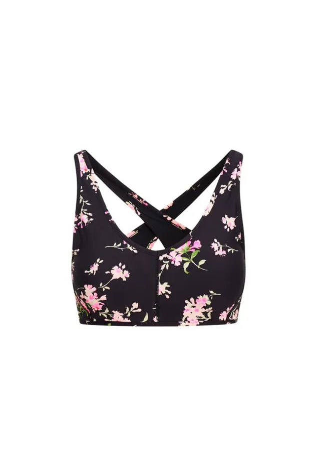Women Solange Floral Sports Bra Aurora Nights LoveShackFancy Active Women Solange Floral Sports Bra Aurora Nights LoveShackFancy Active